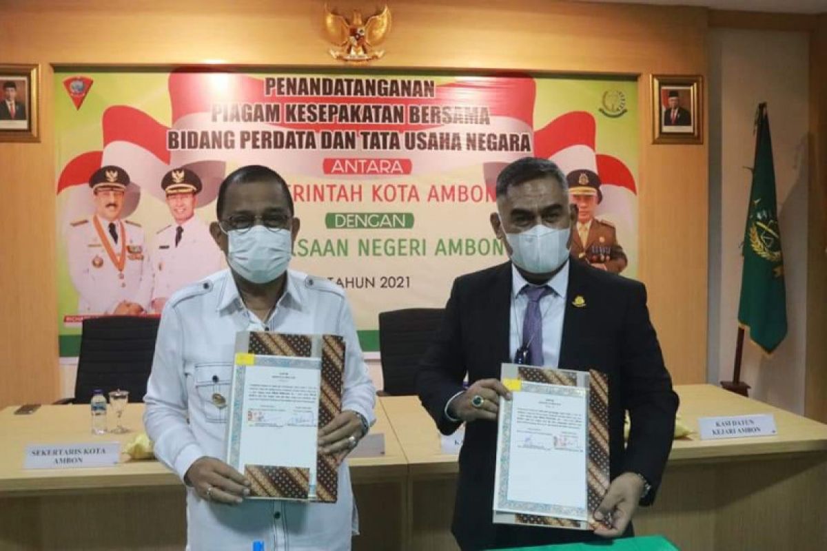 Pemkot Ambon - Kejari kerja sama bidang hukum perdata dan TUN, begini penjelasannya