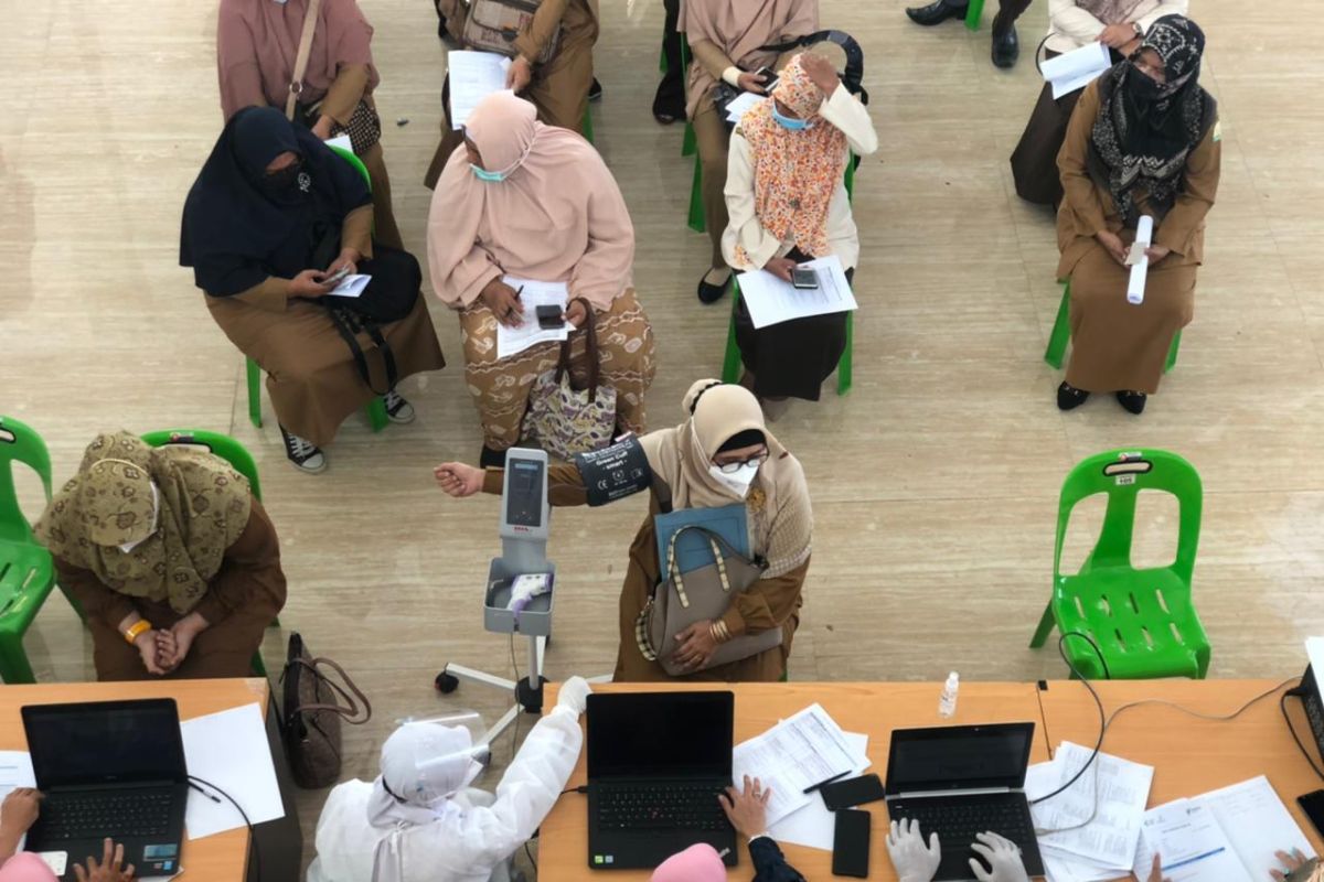 Cakupan vaksinasi COVID-19 di Aceh masih 15 persen