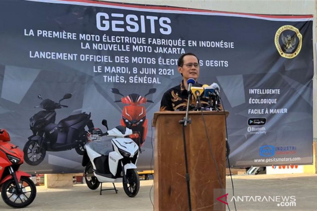 KBRI Dakar promosikan motor listrik buatan Tanah Air di Senegal