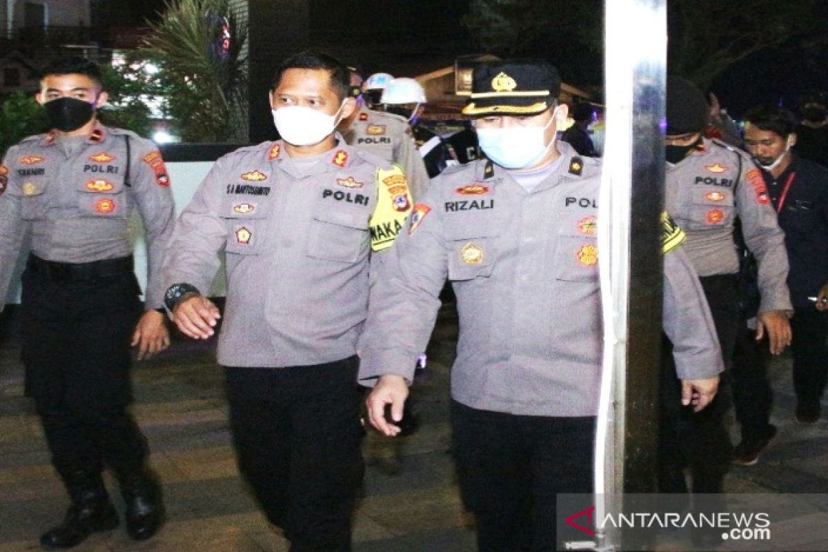 Patroli malam Polresta Banjarmasin jaga kamtibmas tetap kondusif pascapelaksanaan PSU