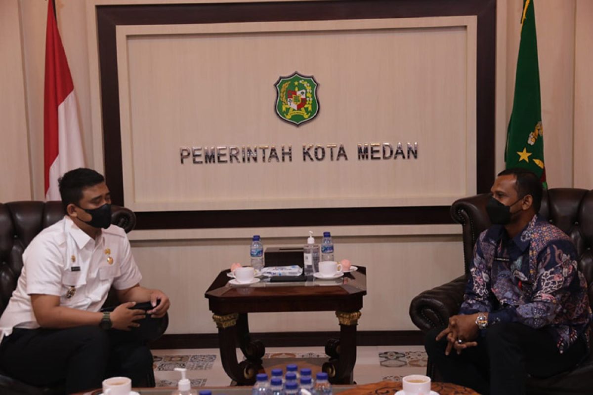 Bupati Aceh Timur paparkan potensi daerah kepada Wali Kota Medan