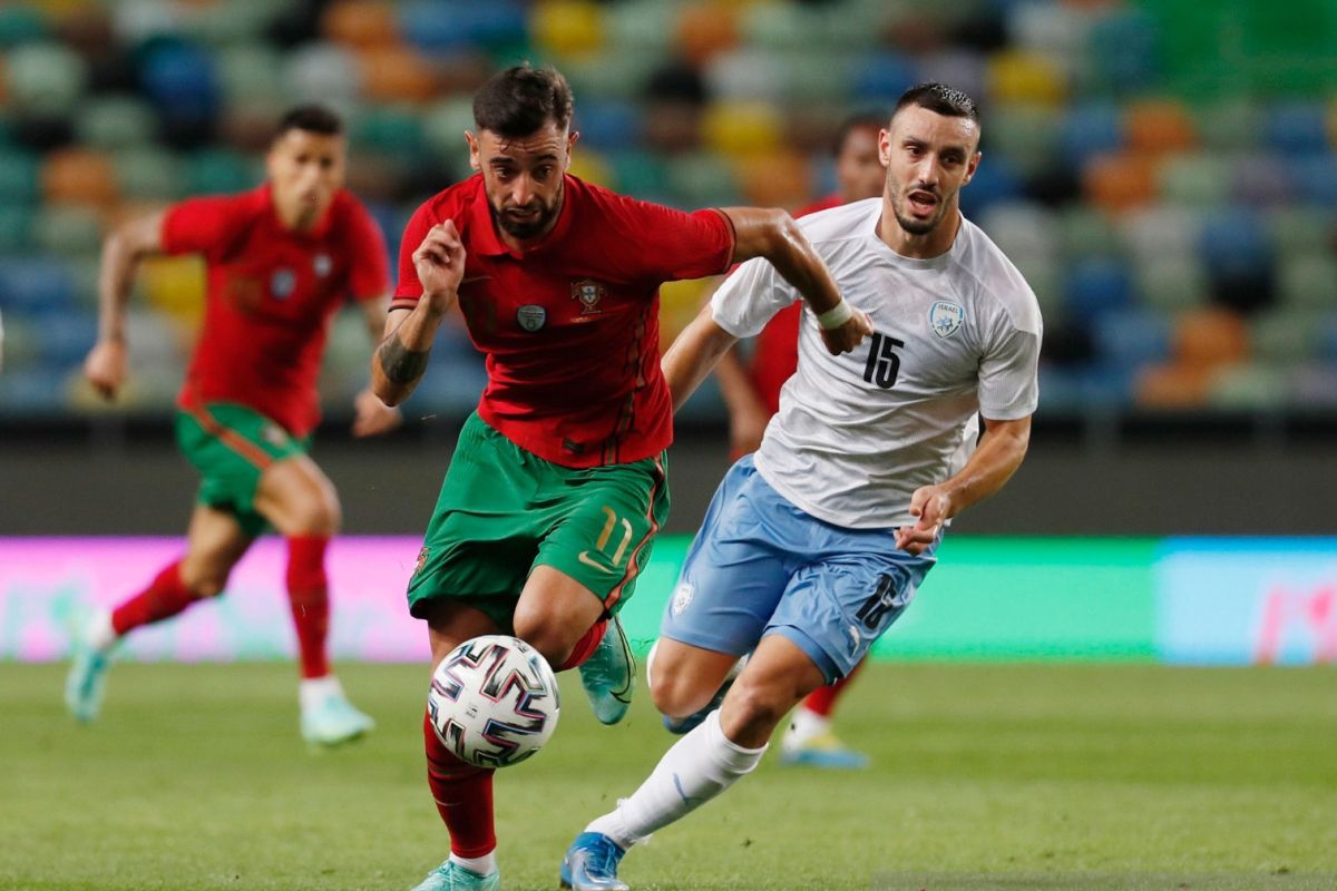 Dwigol Bruno Fernandes bawa Portugal ke Piala Dunia 2022