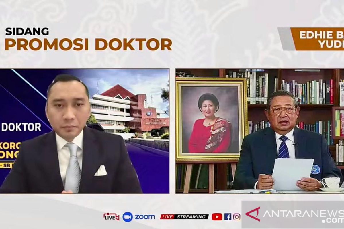 Ibas terima cumlaude saat sidang doktor, bahas isu investasi wisata