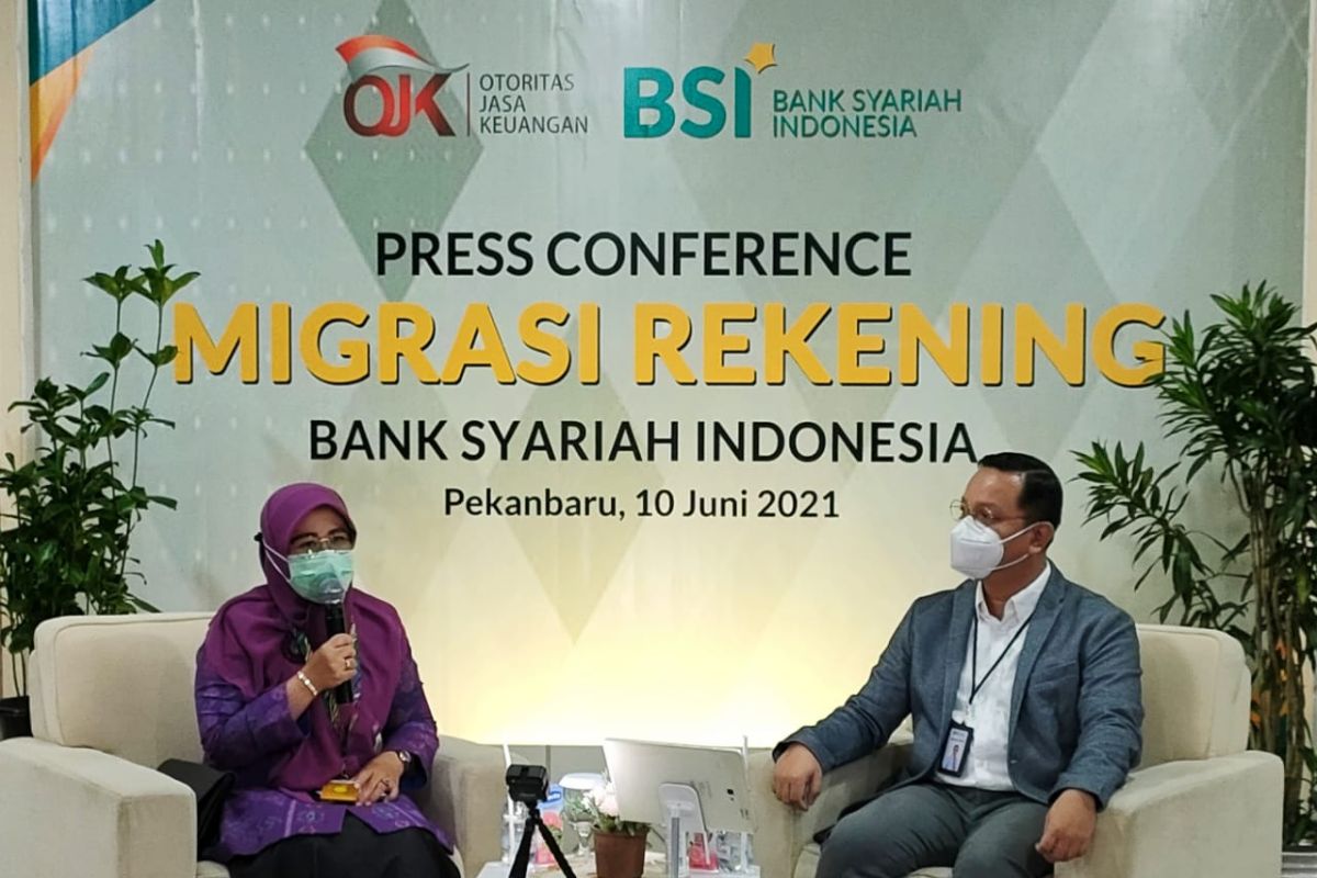 194,3 ribu nasabah BNI Syariah dan BRI Syariah Riau akan diintegrasikan ke BSI