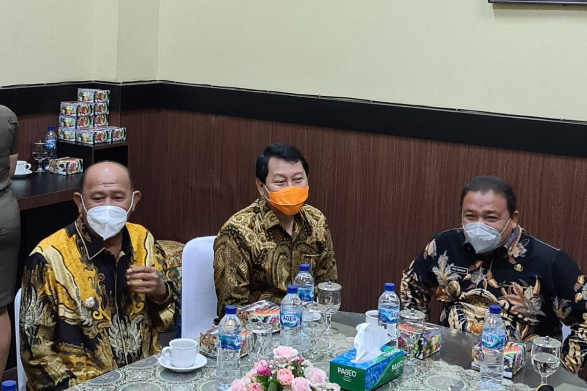 Bupati Langkat hadiri rakor monitoring dan evaluasi pencegahan korupsi KPK