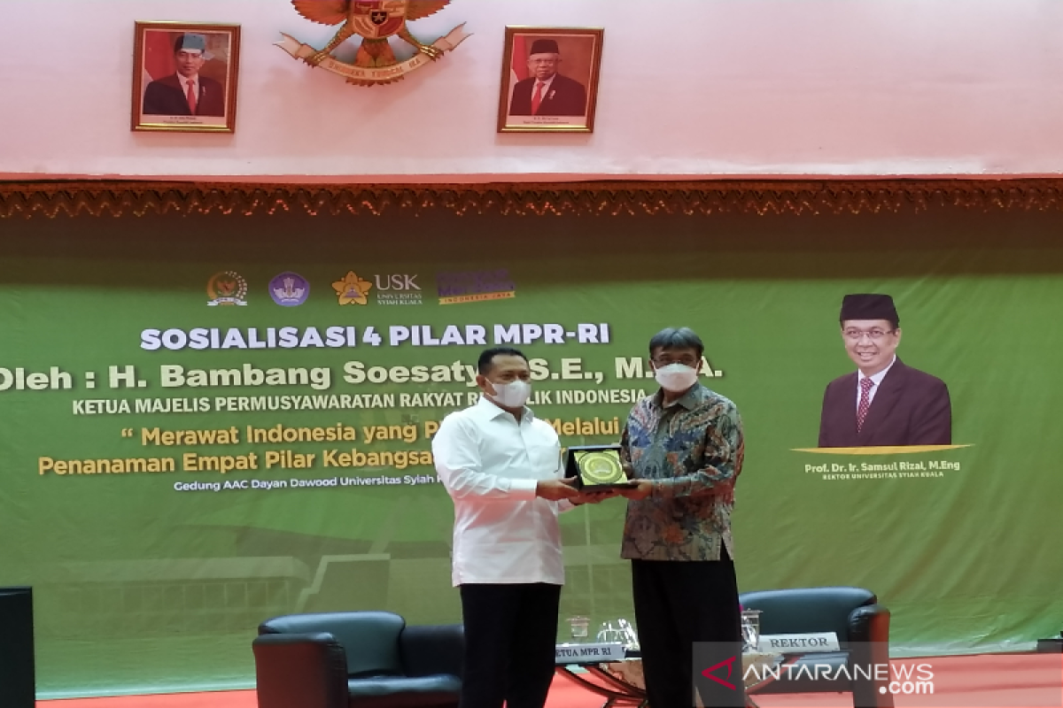 Ketua MPR apresiasi USK atas pembinaan mahasiswa Papua