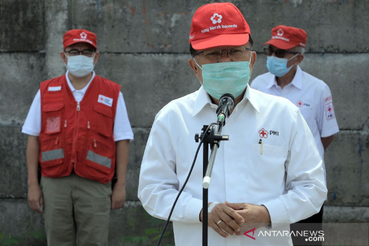 Jusuf Kalla sebut PMI harus ada di garis terdepan dalam penanganan bencana