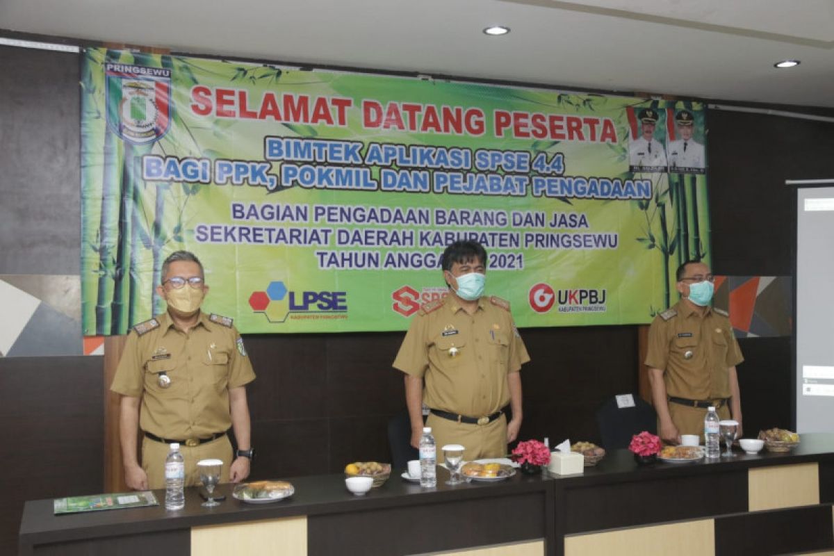 Pemkab Pringsewu gelar bimtek aplikasi SPSE versi 4.4