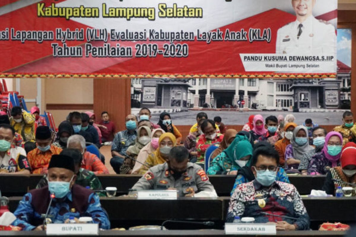 Bupati Lampung Selatan hadiri verifikasi lapangan hybrid KLA