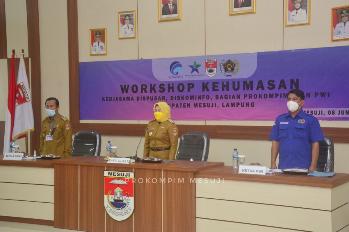 Staf Ahli Menkominfo berikan materi workshop kehumasan perangkat daerah Pemkab Mesuji