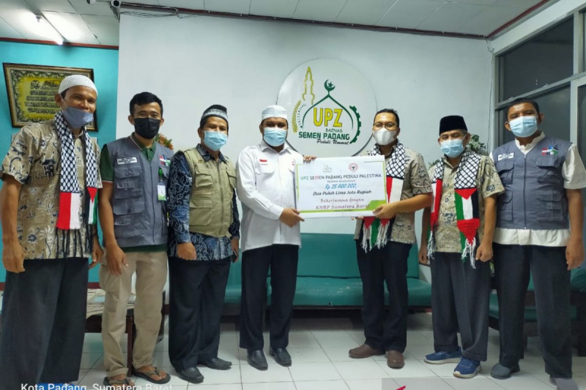 Baznas PT Semen Padang salurkan bantuan untuk Palestina