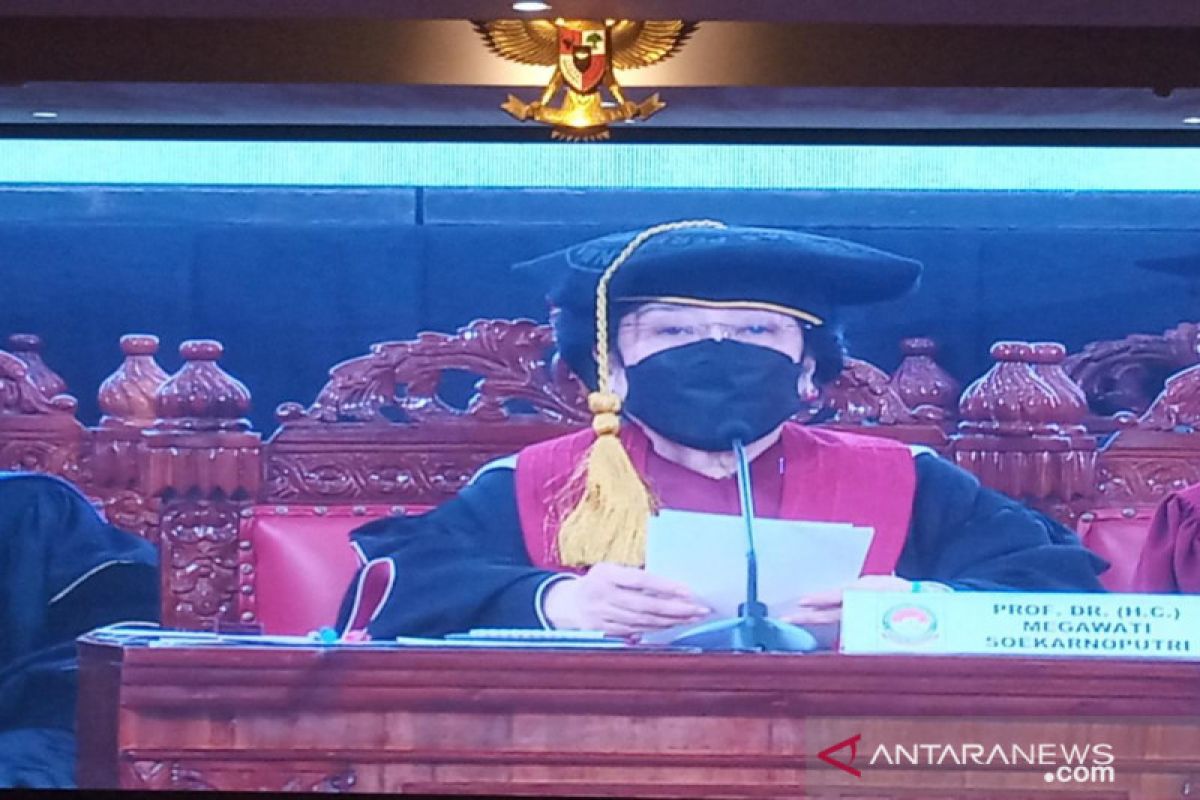 Sejumlah menteri hadiri sidang pengukuhan gelar Profesor Kehormatan Megawati