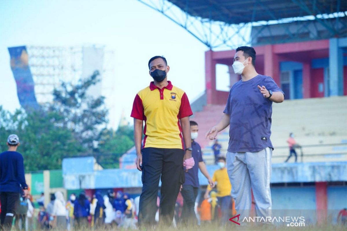 Bupati Pangkep segera benahi Stadion Andi Mappe