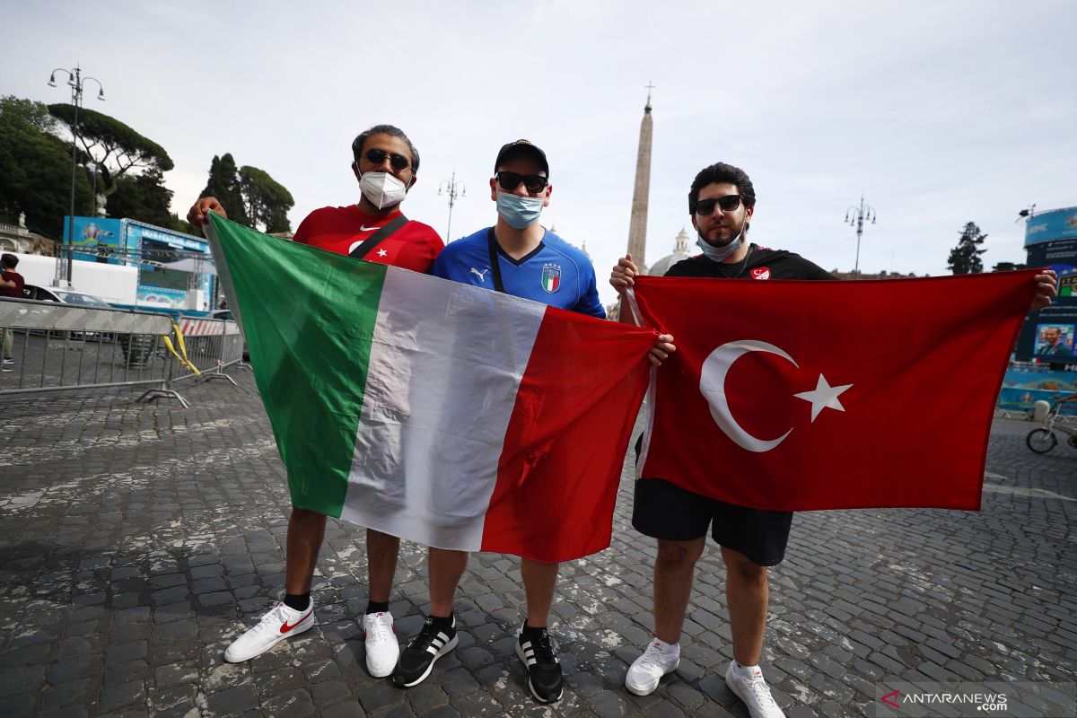 Euro 2020: Susunan pemain Turki vs Italia