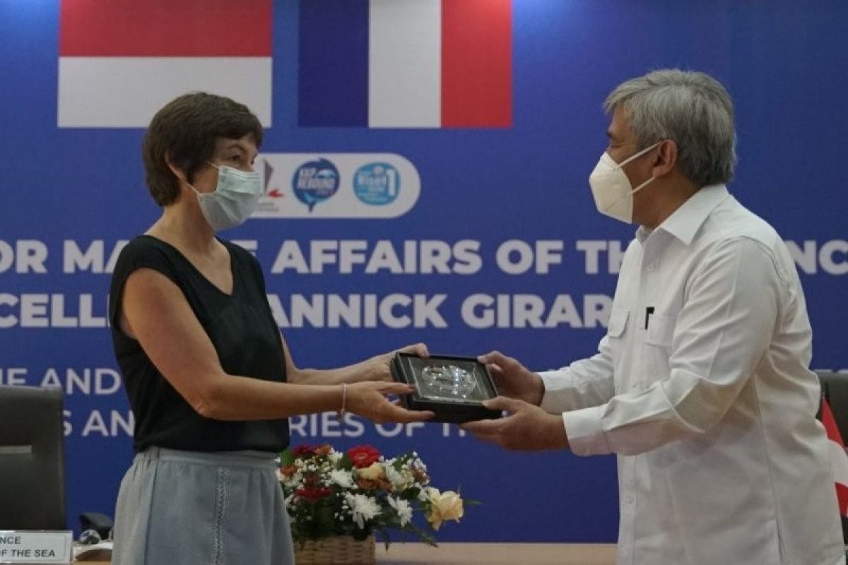 Menteri Kelautan Prancis Annick Girardin apresiasi hasil riset kelautan Indonesia