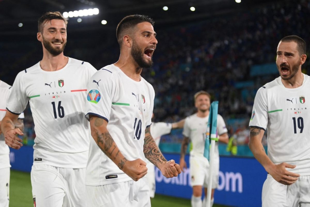 Euro 2020 - Italia buktikan diri tetap bersinar selama Euro 2020