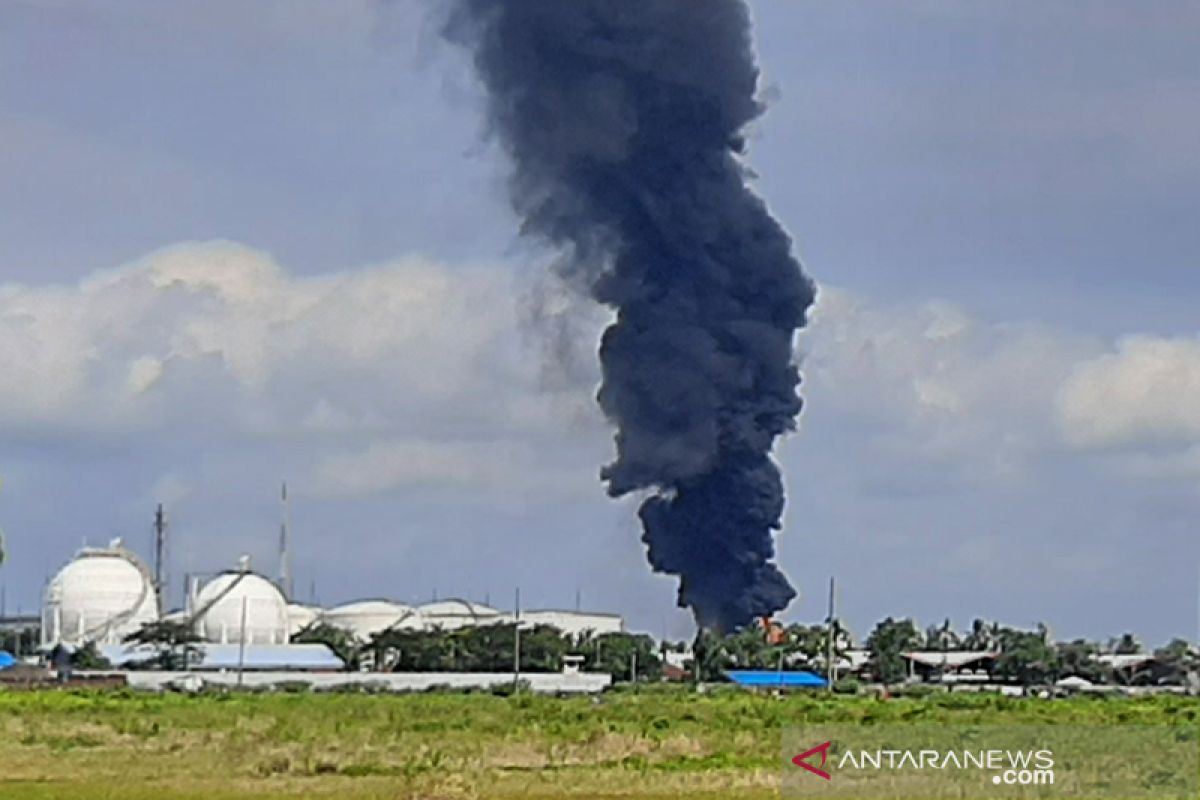 Pertamina Cilacap pantau dampak asap kebakaran terhadap  masyarakat