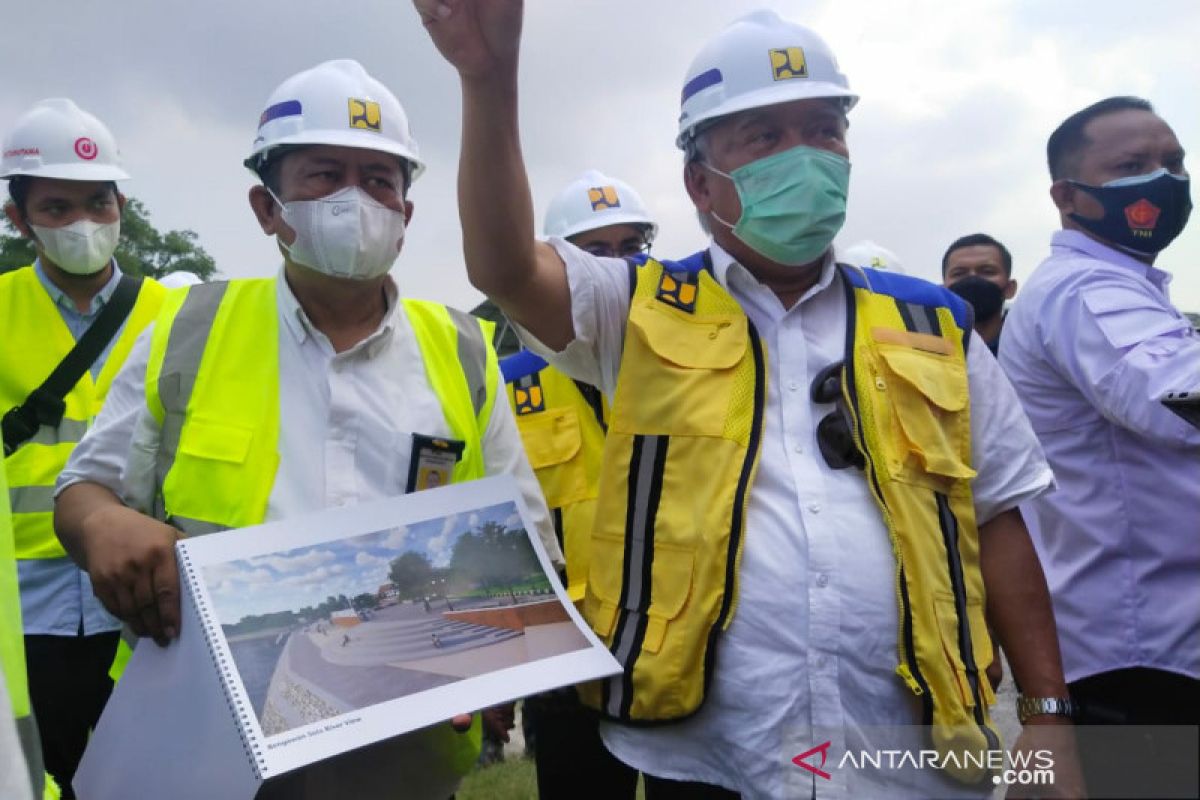 Menteri PUPR pastikan bantaran Kali Pepe Solo bebas banjir 2022