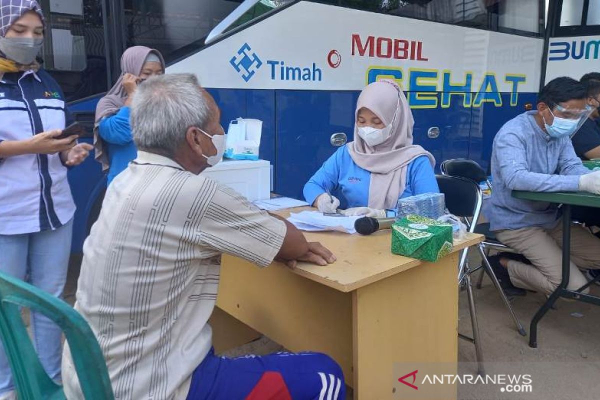 PT Timah gencarkan mobil sehat layani warga desa terpencil Pulau Bangka