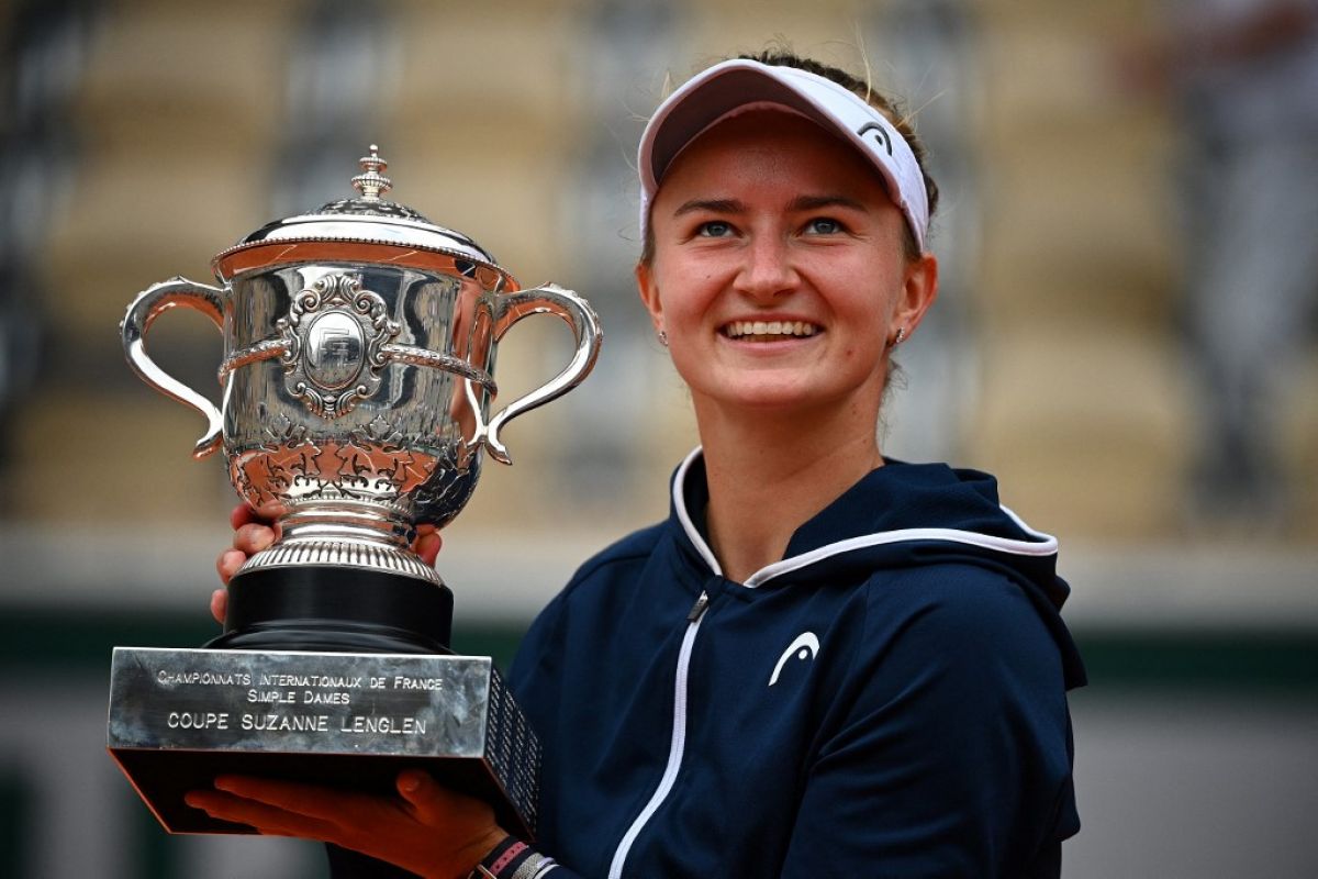 Juara French Open, Barbaro Krejcikova tujukan hormat pada Jana Novotna