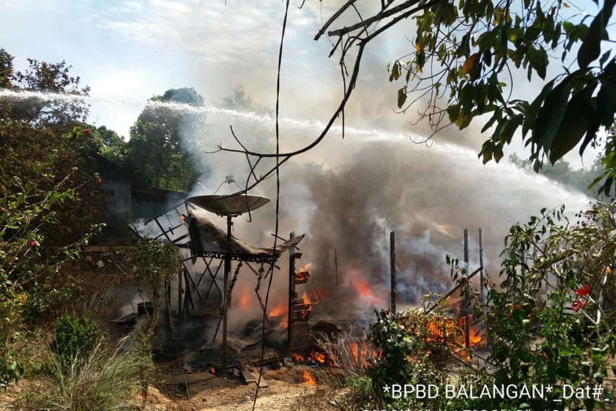 Si jago merah hanguskan dua buah rumah warga