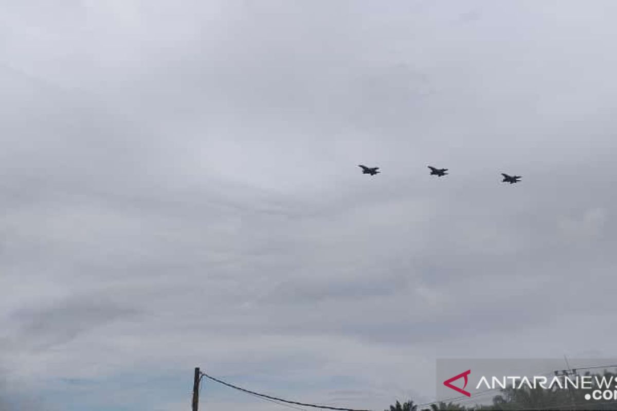 TNI AU kerahkan 14 pesawat tempur dalam latihan  Jalak Sakti 2021