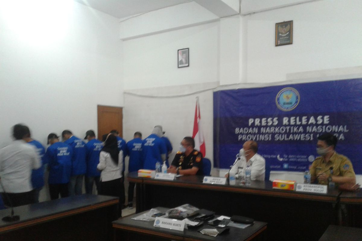 BNNP Sulut bersama Bea Cukai ungkap jaringan narkotika