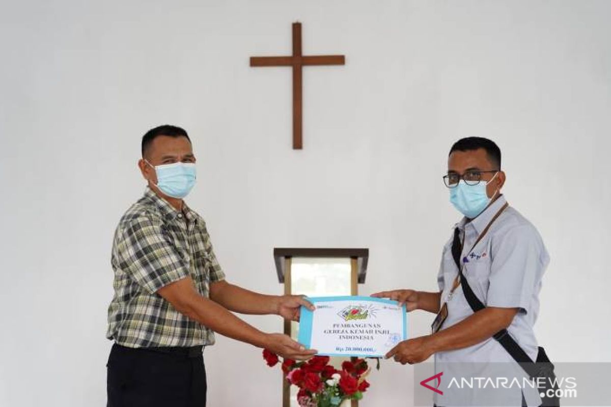 Giliran Gereja Kemah Injil Indonesia dapat Bantuan PT Timah