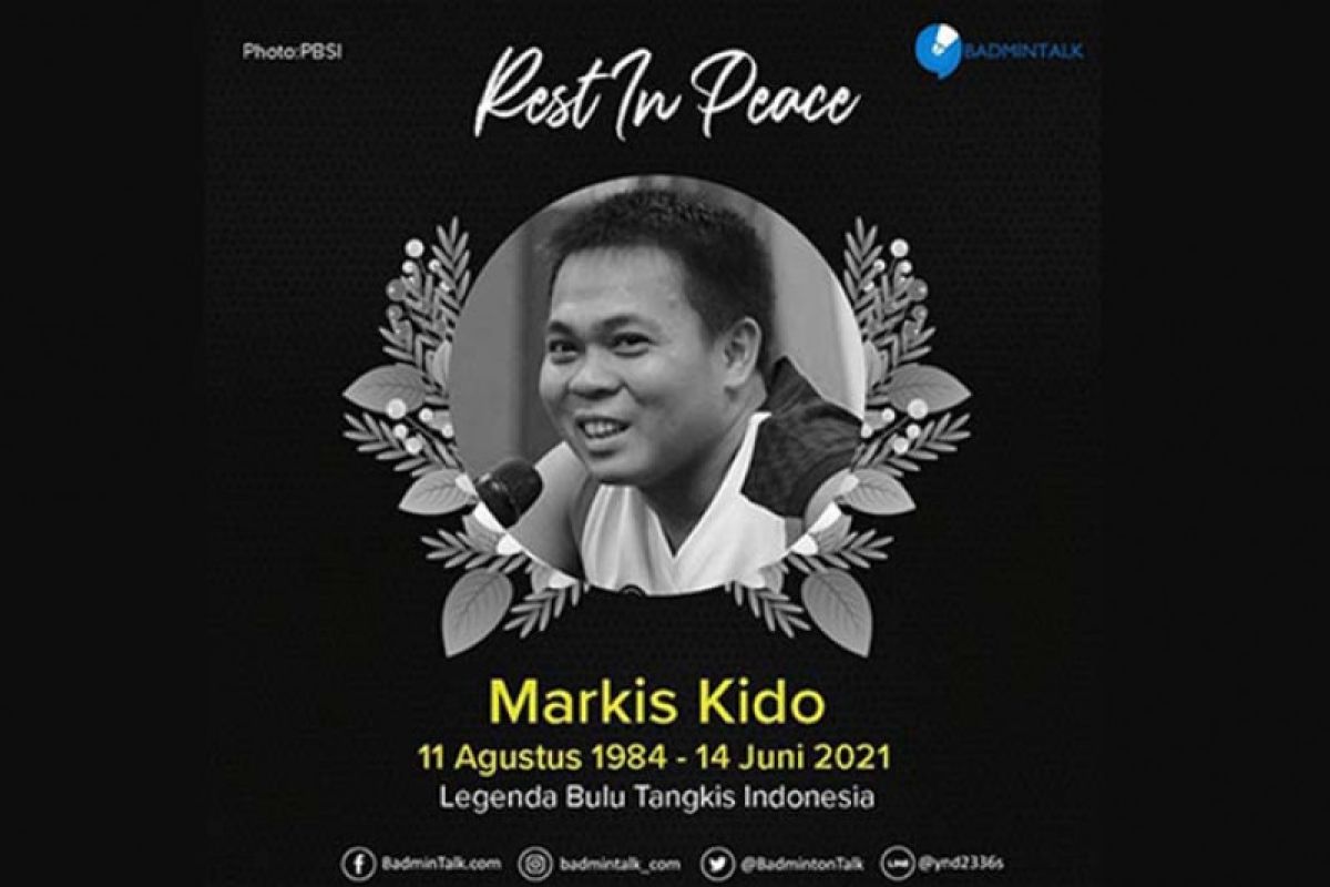 Mantan pebulu tangkis nasional Markis Kido  meninggal dunia