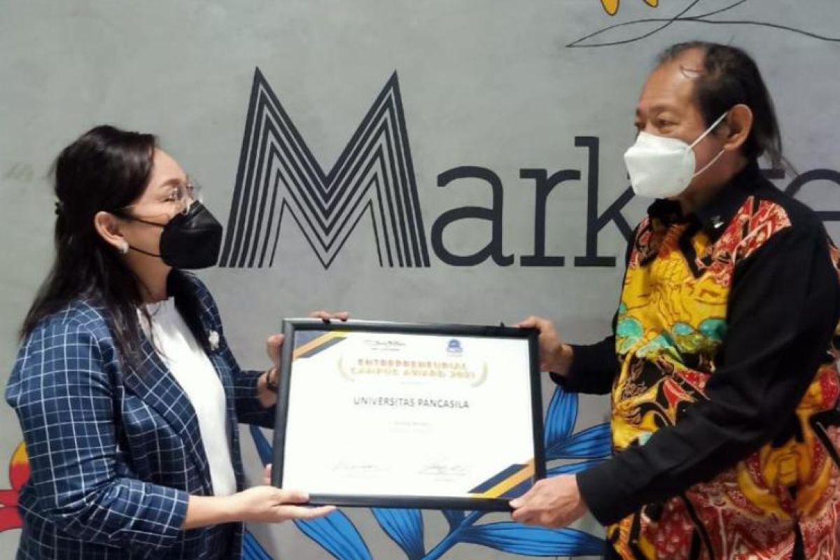 Universitas Pancasila raih kategori bronze entrepreneurial kampus award 2021