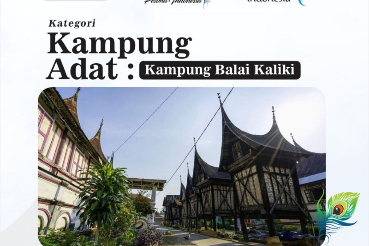 Kampung Rendang dan Adat Balai Kaliki Payakumbuh masuk nominasi  Anugerah Pesona Indonesia 2021