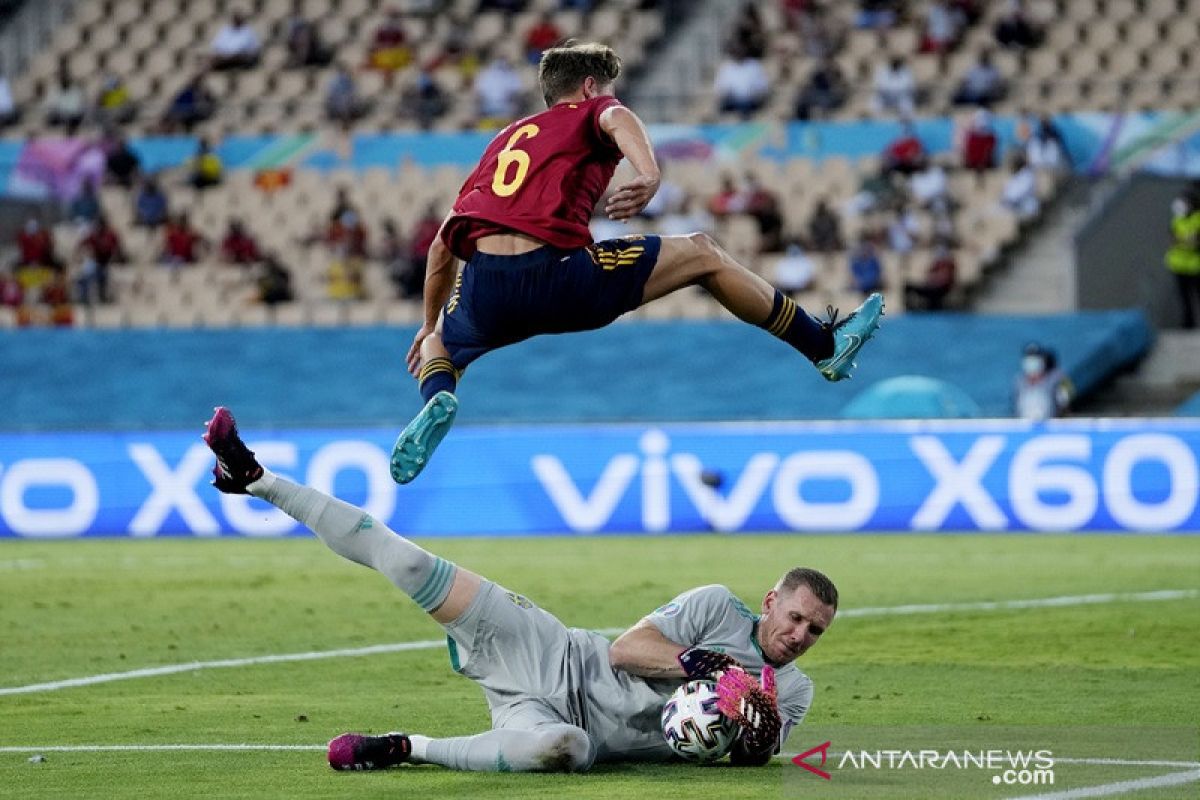 Euro 2020 - Robin Olsen paksa Spanyol terima hasil nirgol kontra Swedia