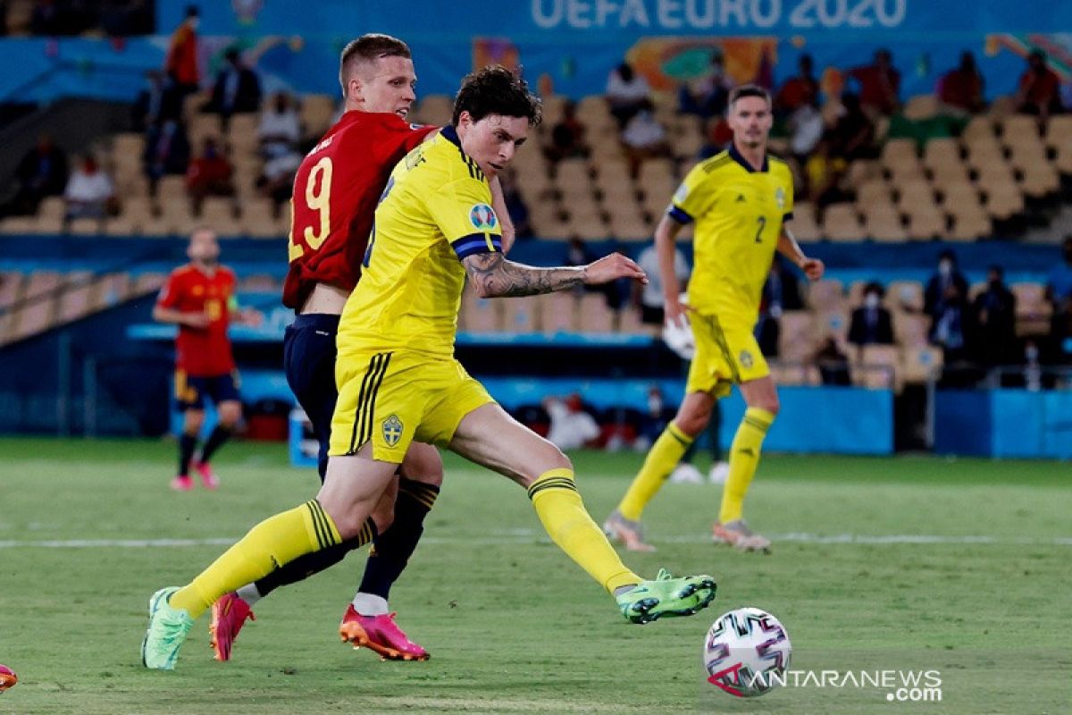Euro 2020 - Satu poin bagi timnas Swedia lebih penting dibanding statistik lawan Spanyol