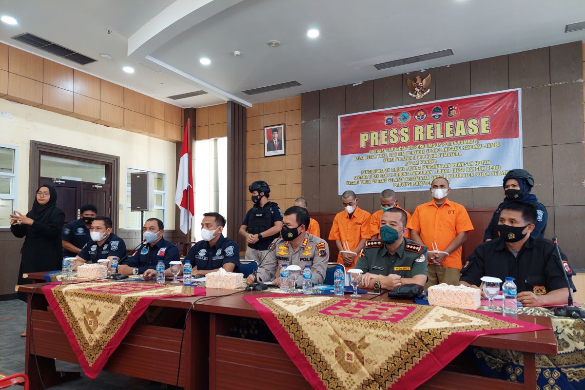 Polisi ungkap perusakan Taman Nasional Kerinci Seblat