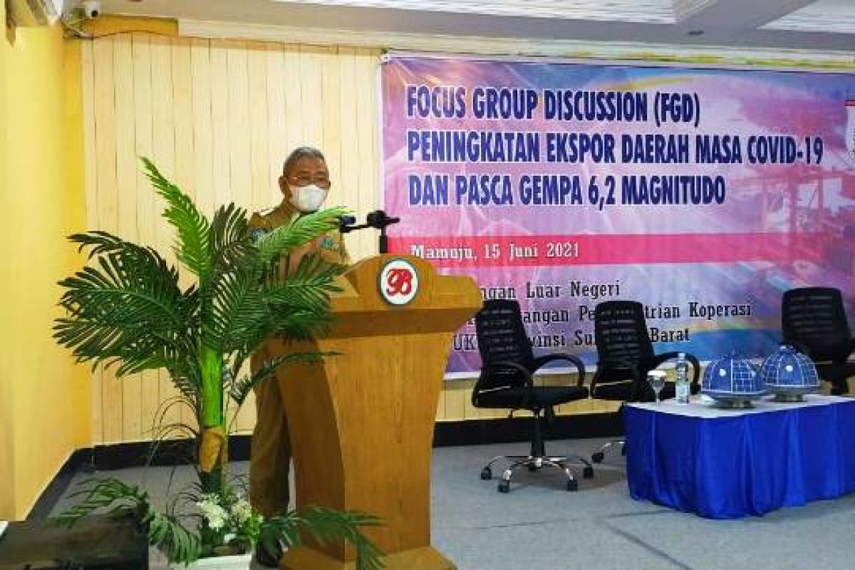 Gubernur Sulbar dorong peningkatkan ekspor meski masih pandemi COVID-19