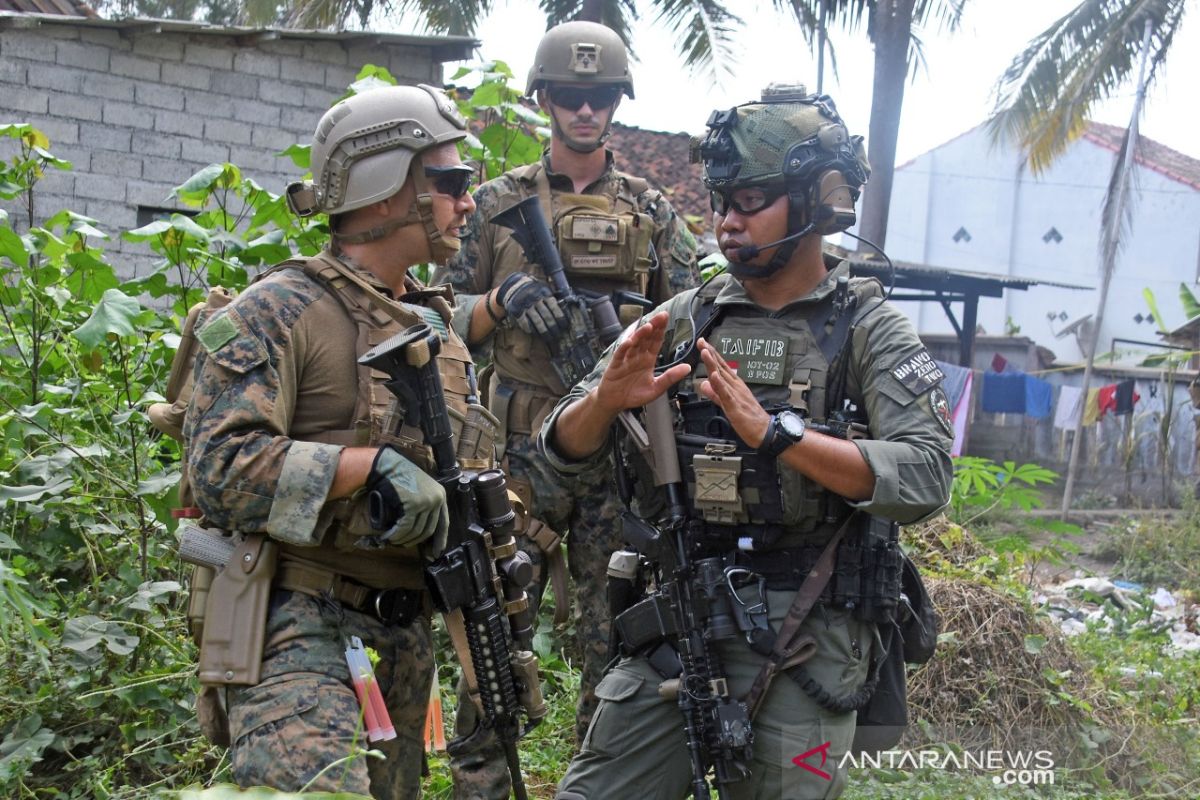 Marinir Indonesia-AS latihan pembebasan sandera