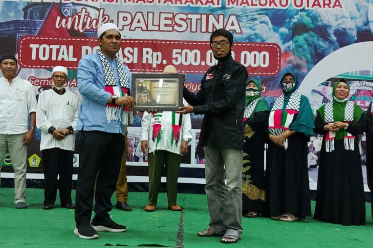 Masyarakat Malut donasikan Rp500 juta untuk Palestina