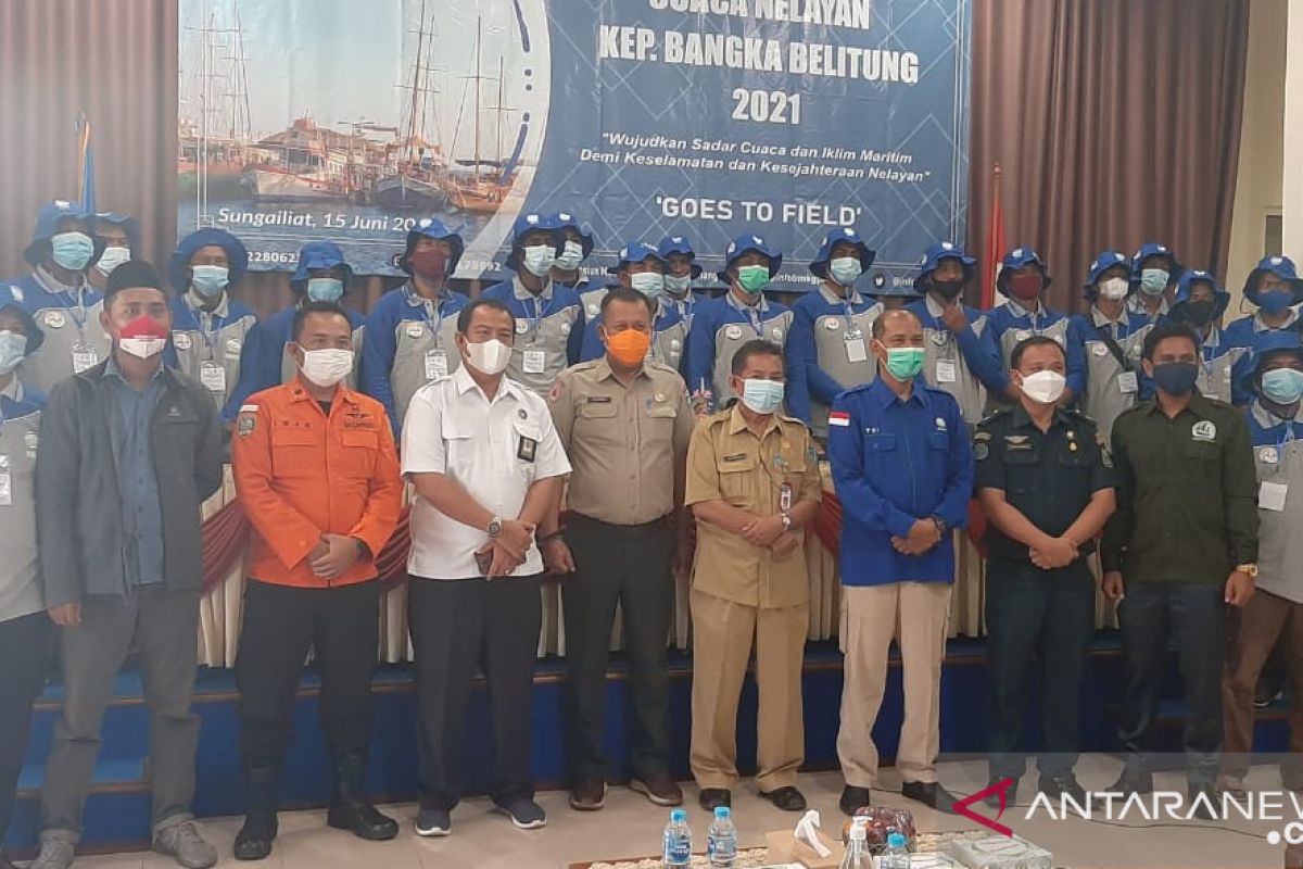 Nelayan di Bangka diberi edukasi informasi iklim BMKG pusat