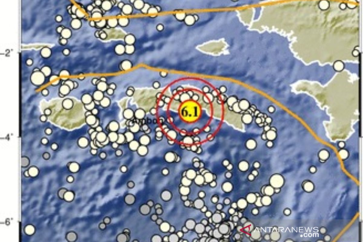 Gempa 6,1 magnitudo guncang Pulau Seram, warga diingatkan potensi tsunami akibat longsor bawah laut