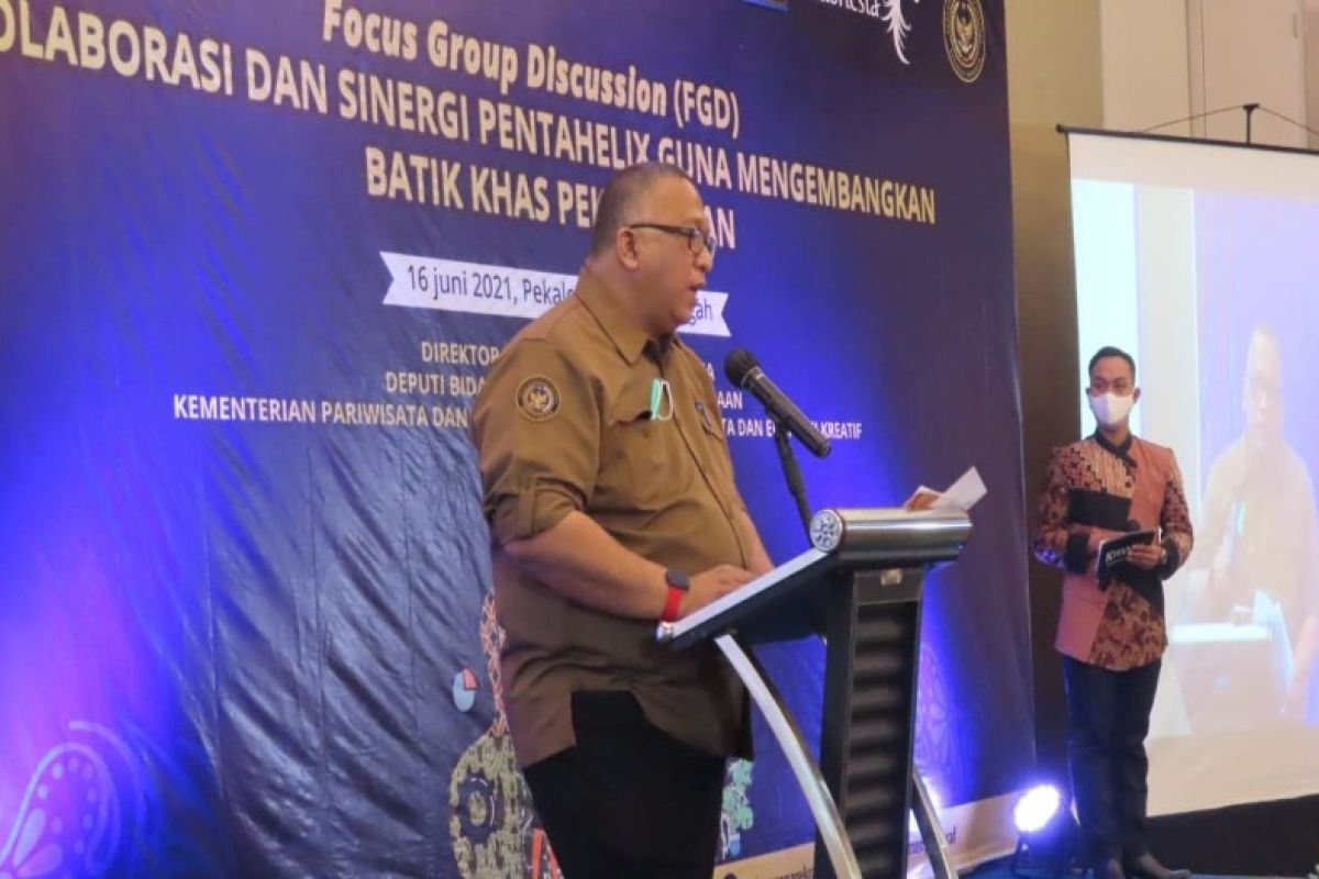 Kemenparekraf minta Pemkot Pekalongan libatkan pentahelix kembangkan batik