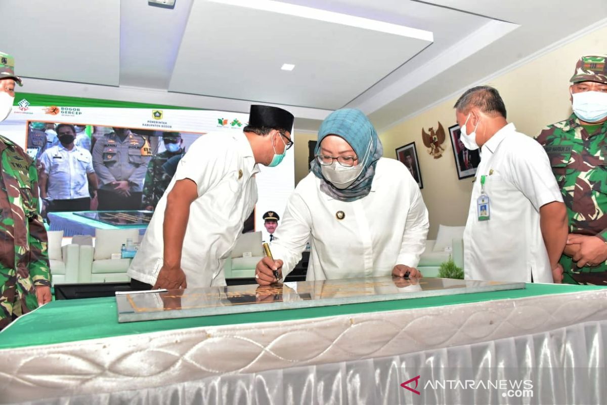 Bupati Bogor resmikan Kantor Kecamatan Klapanunggal