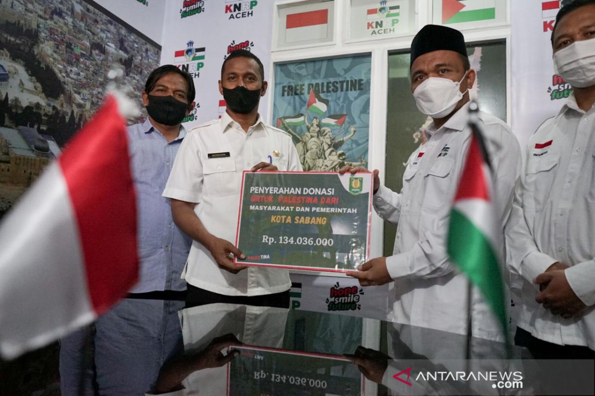 KNRP Aceh sumbang Rp1,7 miliar untuk bantu Palestina