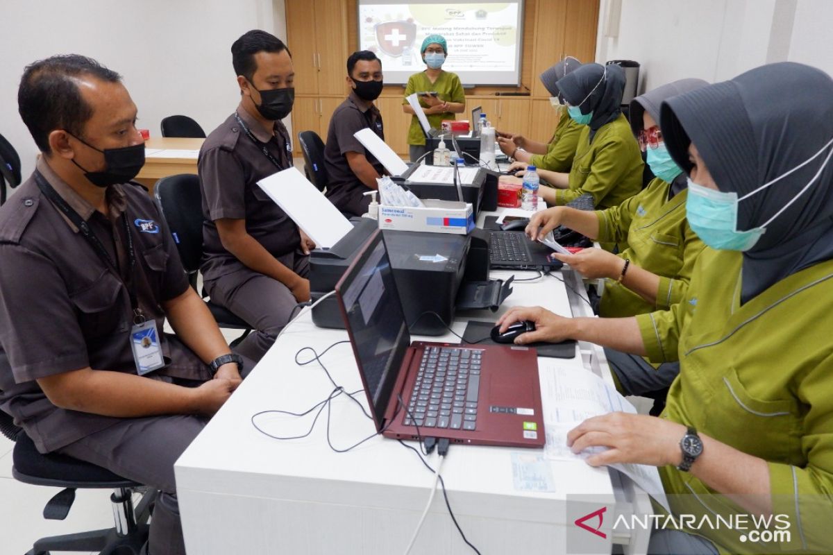 BPF gandeng Pemkot Malang vaksinasi 100 karyawan