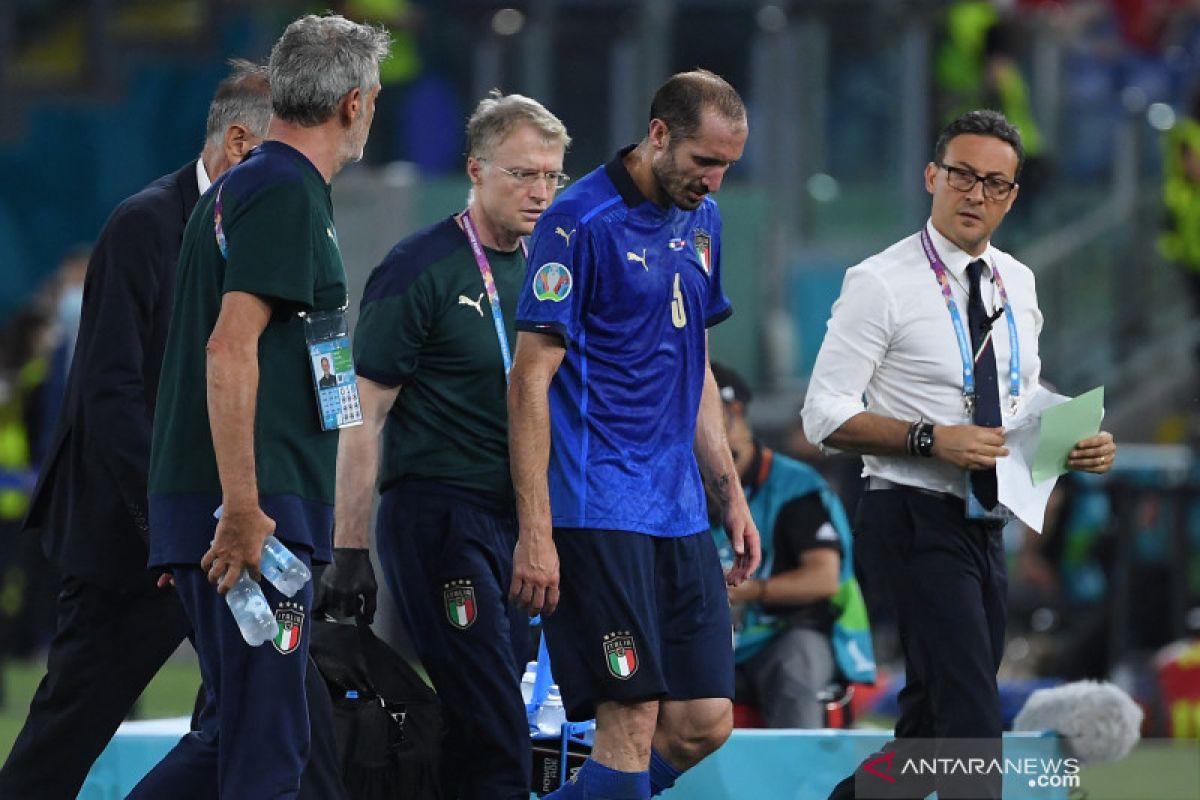 Euro 2020 - Kapten timnas Italia alami cedera paha saat ladeni Swiss