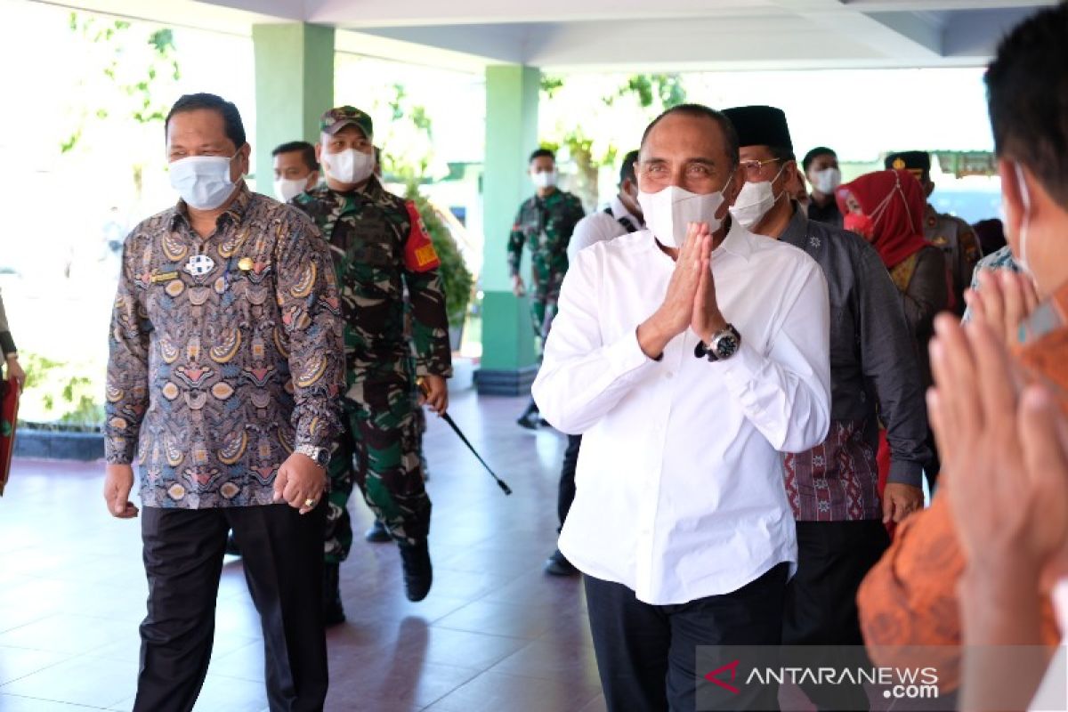 Edy Rahmayadi kunjungan kerja di Kota Padangsidimpuan