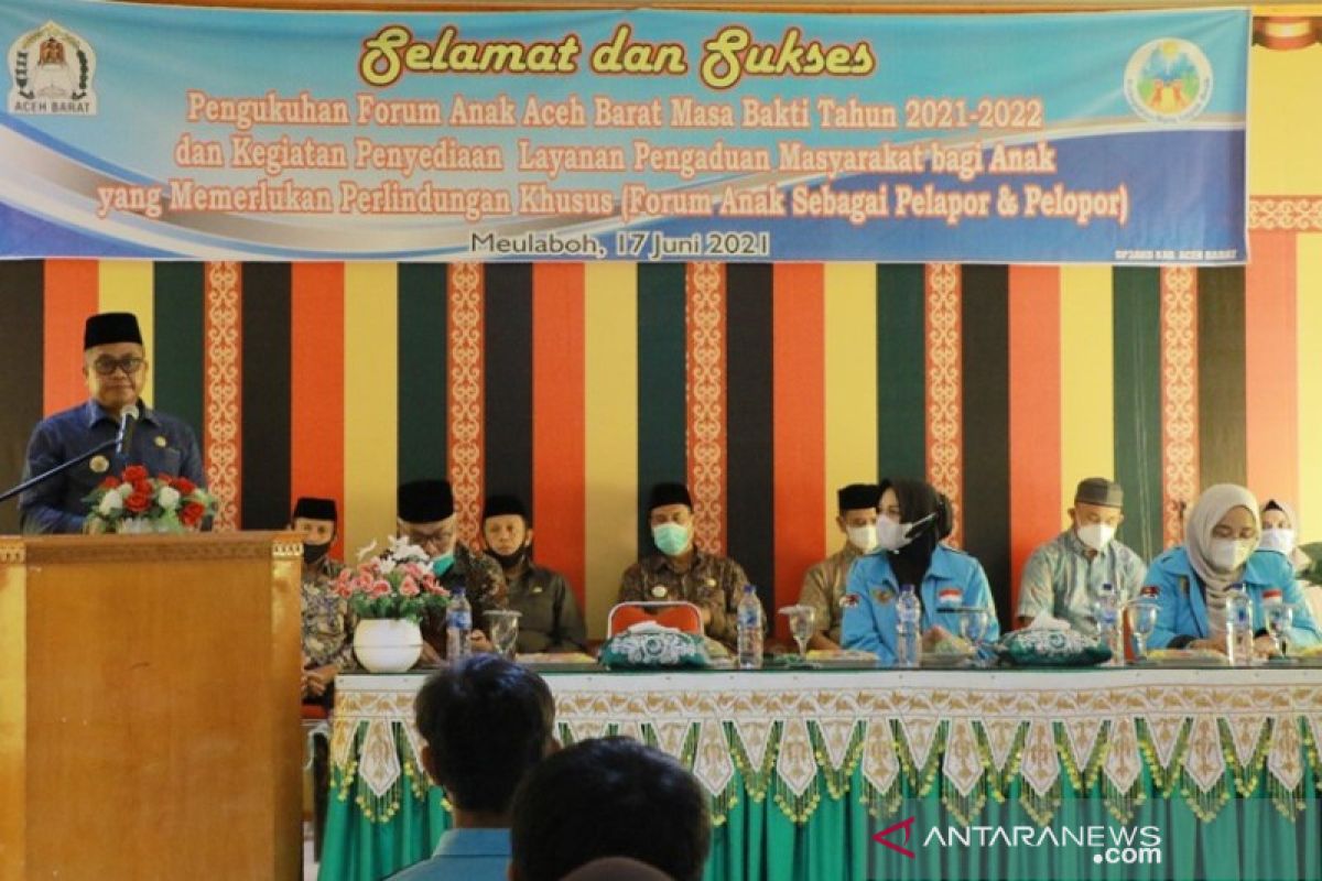 Aceh Barat bentuk forum anak untuk menjaga ideologi Pancasila dan NKRI