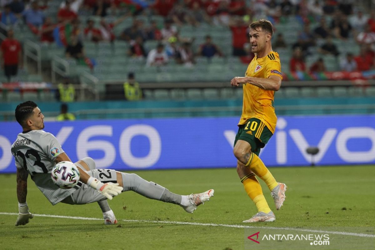 Wales jejakkan satu kaki di 16 besar Euro 2020 seusai bekuk Turki 2-0