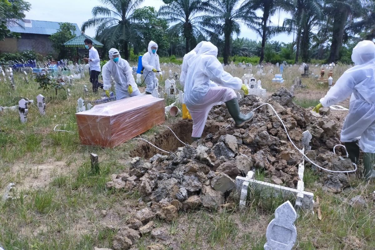 Warga Secanggang Langkat terpapar COVID-19 meninggal