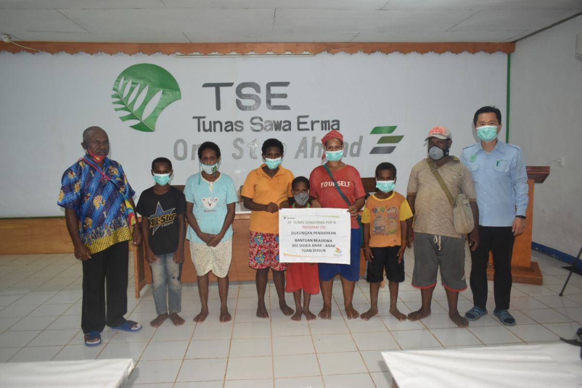 TSE salurkan beasiswa 302 anak tuan dusun Boven Digoel Papua
