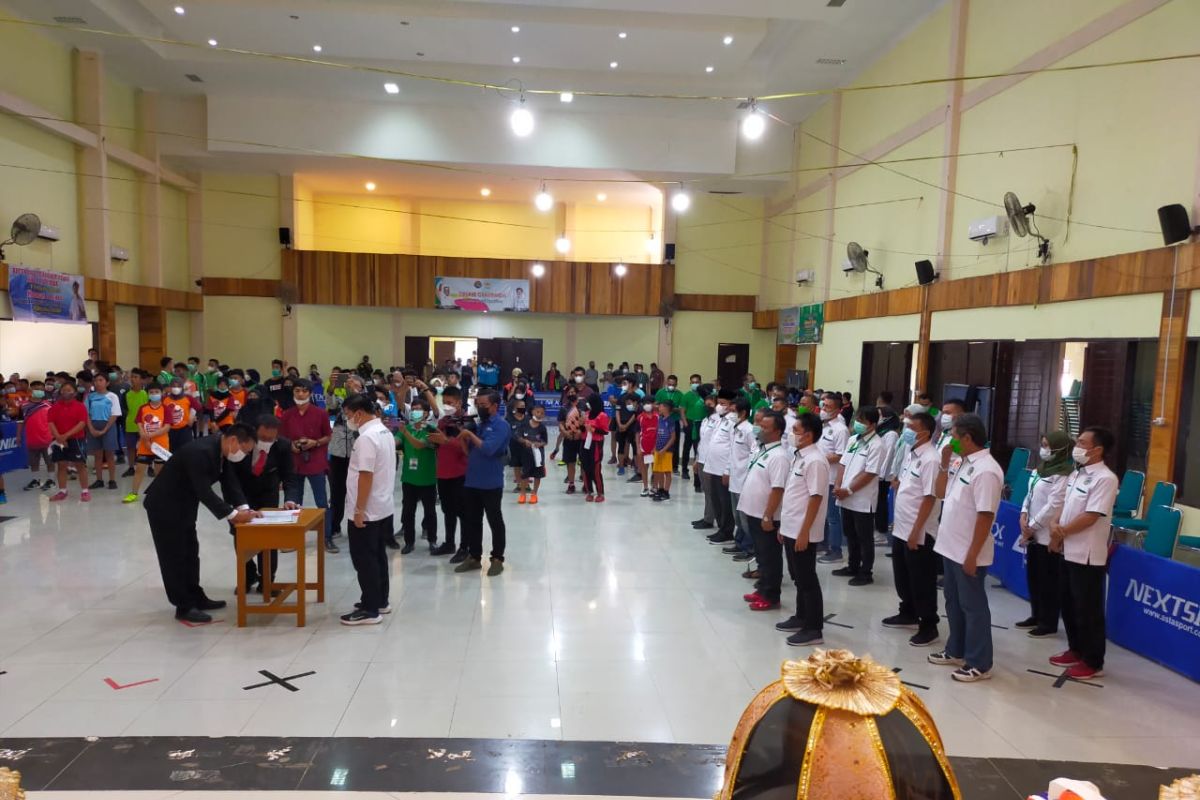 155 atlet bersaing di Kejuaraan Provinsi Tenis Meja Sulsel